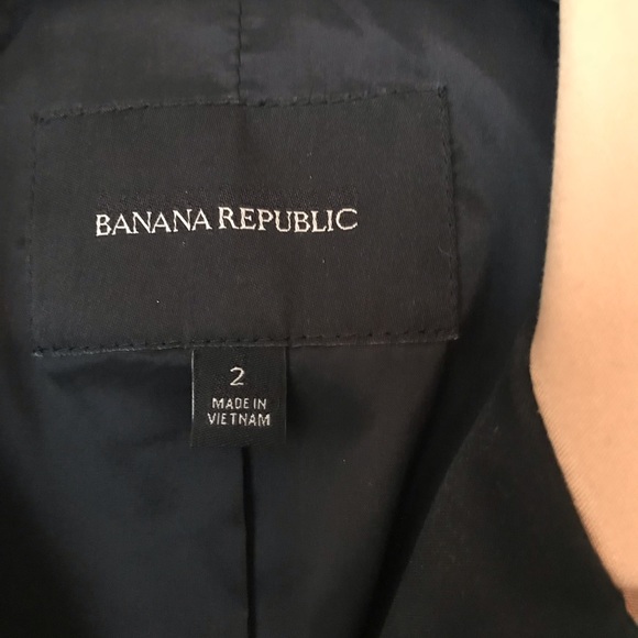 Banana Republic black and tan Moto style jacket - Picture 4 of 4